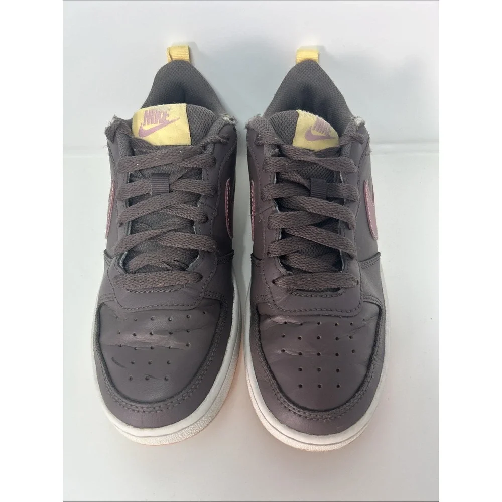 Nike Court Borough Low 2 GS Shoes Youth‎ Sz 4Y Women Sz 5.5 Violet White BQ5448